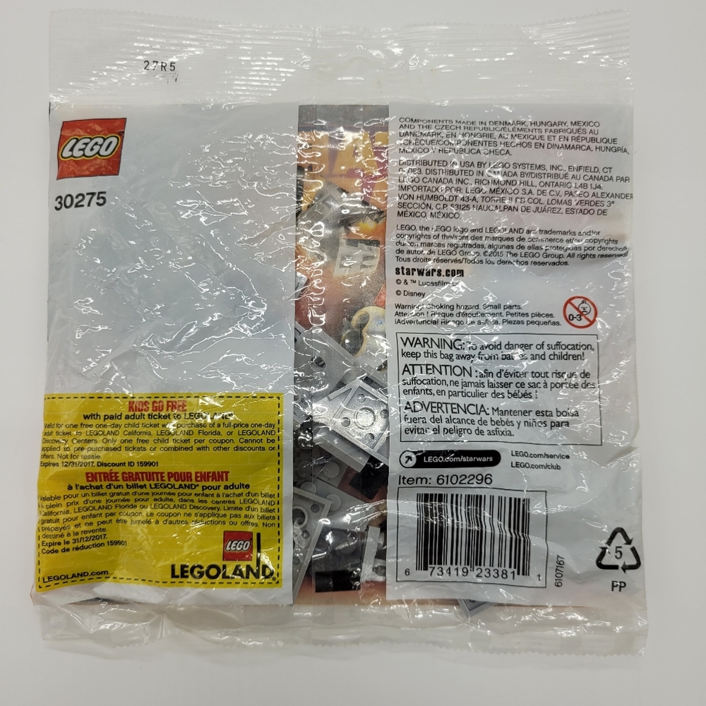 LEGO Star Wars 30275 Building Toy 47pcs Tie Advanced Prototype SEALED NEW - Picture 3 of 4